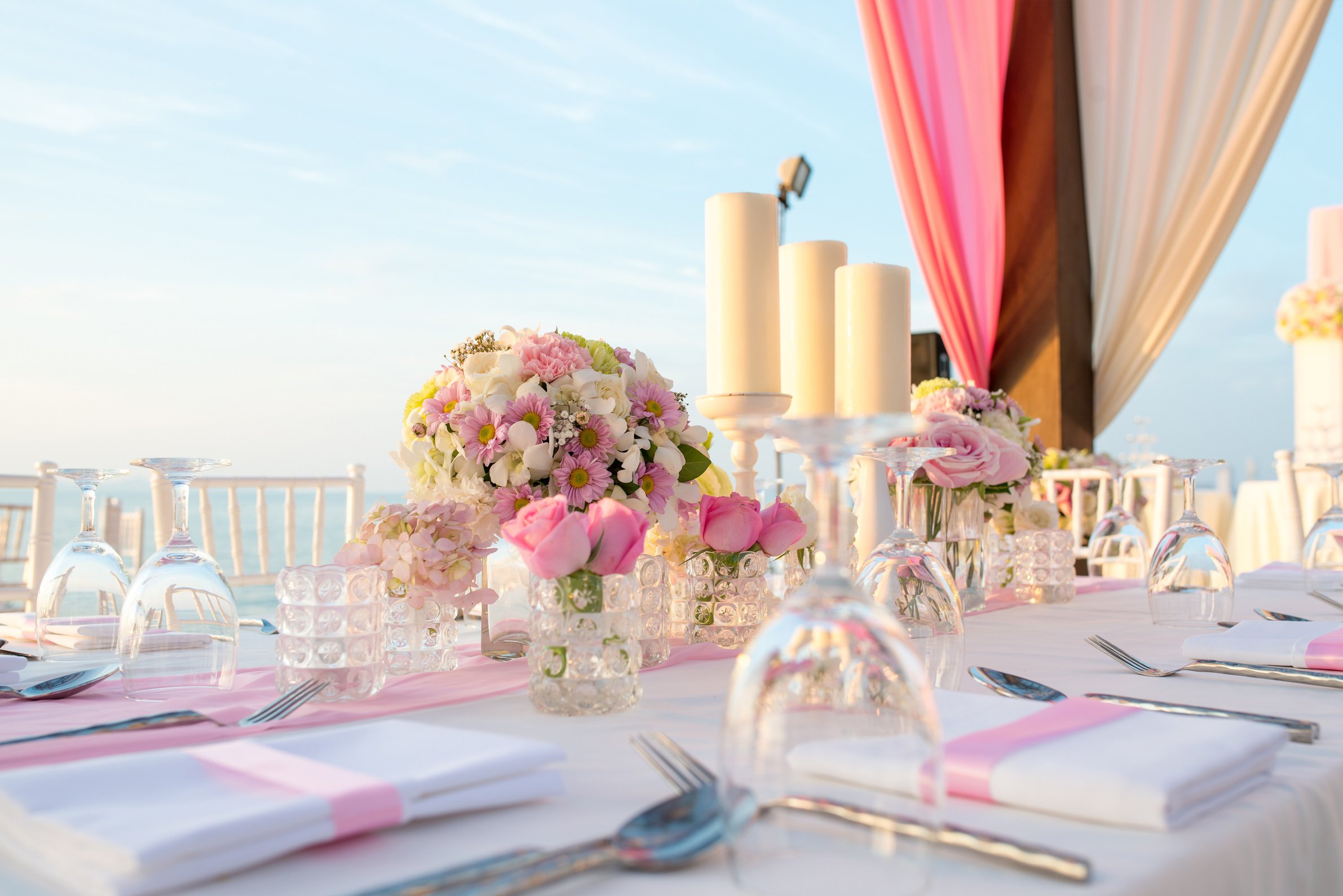 Beach Wedding Setup